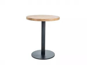 PURO II jedálenský stôl 60, dub, čierna