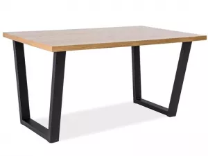 VALENTINO jedálenský stôl 90x150 cm, prírodná dýha