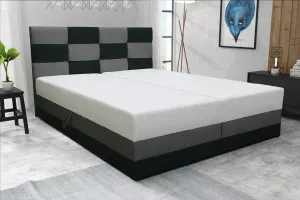 MONA čalúnená manželská posteľ 140 x 200 cm, COSMIC 100, 160
