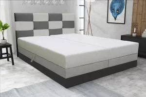 MONA čalúnená manželská posteľ 140 x 200 cm, COSMIC 160, 10