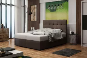 DUO 2 čalúnená manželská posteľ 140 x 200 cm, COSMIC 800
