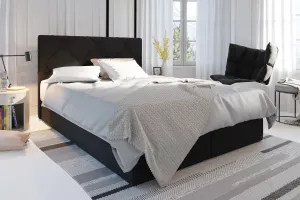 KROSS čalúnená manželská posteľ 140 x 200 cm, COSMIC 100