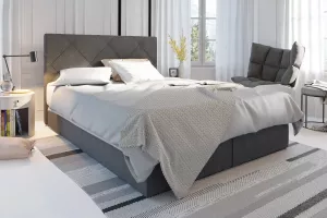 KROSS čalúnená manželská posteľ 180 x 200 cm, COSMIC 160