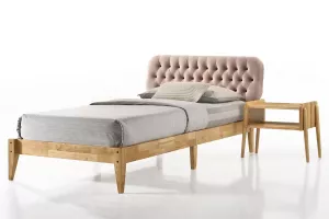 PRINCESS 90 jednolôžková posteľ, ružová