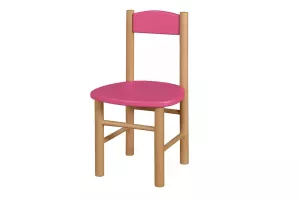 AD251 detská stolička, buk/ružová
