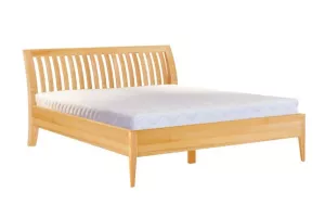 LK191 drevená posteľ 140x200, buk