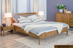 LK291 manželská posteľ 160x200, dub kakao