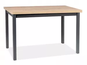 ADAM jedálenský stôl 100x60 cm, dub Artisan / čierna