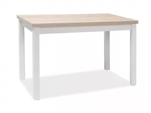 ADAM jedálenský stôl 100x60 cm, dub Sonoma / biela