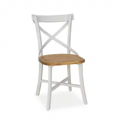 LARS, jedálenská stolička, borovica / bronz