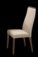 WALDORF jedálenská stolička, orech/béžová