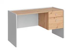 Vivero PC stôl BK, sivá perla / dub Artisan