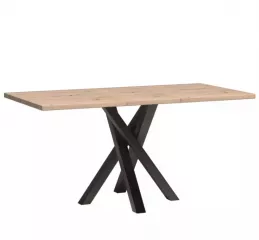 CALI industriálny rozkladací  jedálenský stôl 80x120/160