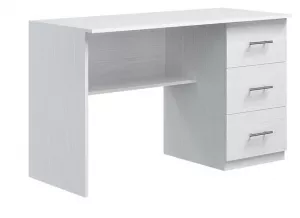 PC stolík E4 pravý, biele drevo