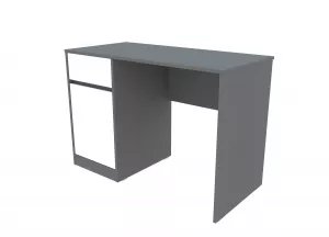 PASCAL písací stolík 1100 1D1S, grafit/biela