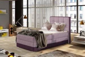 Luxusná posteľ ASTER fialová pravá