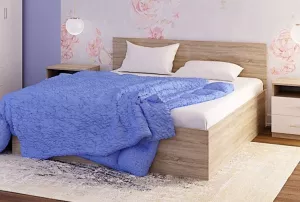 STELLA posteľ 160x200, dub sonoma