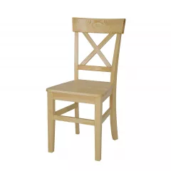 KT122 drevená stolička, borovica