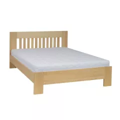 LK186 masívna posteľ 90 cm, buk