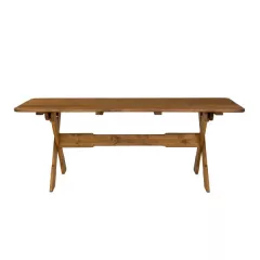 MO118 drevený záhradný stôl, dub