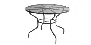 ZWMT 51 záhradný kovový stôl, čierny