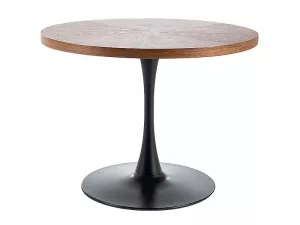 AMADEO jedálenský stôl, orech / čierna