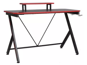 B-202 písací stôl, čierna