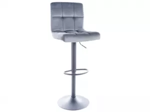 C105 barová stolička, svetlošedá