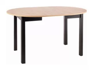 DANTE rozkladací jedálenský stôl, dub Artisan / čierna