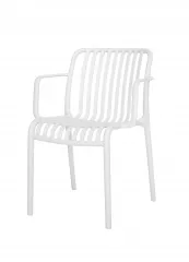 GARDIN záhradná stolička, biela
