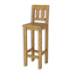 KT708 barová stolička, jasný vosk