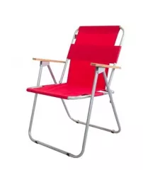 PICNIC skladacia stolička, červená