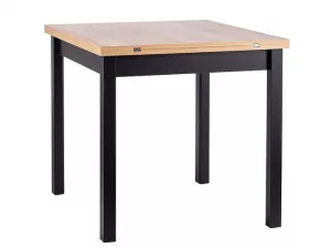 FLIP rozkladací jedálenský stôl, dub Artisan / čierna