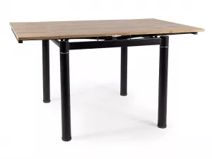 GD-082 jedálenský stôl, dub Artisan / čierna