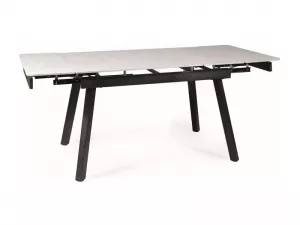 JOHN jedálenský stôl, biela / čierna