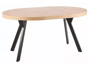 MEDAN jedálenský stôl, dub Artisan / čierna