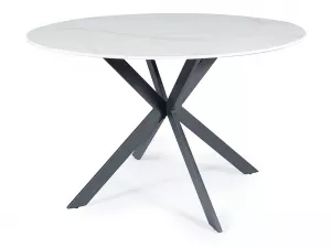 TALIA jedálenský stôl, biela / čierna