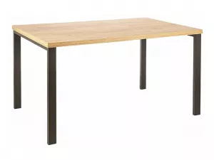 TRISTAN jedálenský stôl, dub Artisan / čierna