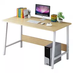 HEIDELBE písací stolík, biela/dub Sonoma