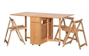 SAIGON rozkladací set stôl + 4 stoličky