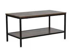 WENDY A konferenčný stolík, hnedá / čierna