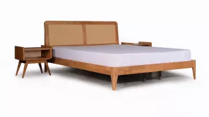 BURSA manželská posteľ 180x200, orech 02