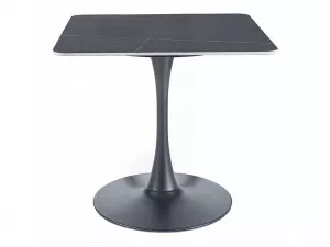 Espero II jedálenský stôl 80x80,  matná čierna