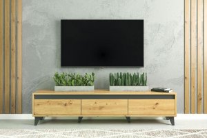 AUDREY TV stolk, dub Artisan/antracit