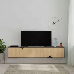 SPARK, TV stolk, antracit / dub