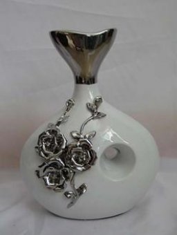 Dekorat�vna v�za C-02B; porcel�n