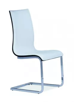 H-133 jedlensk stolika, biela/ierna