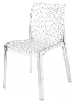 GRUVYER plastov stolika, transparentn