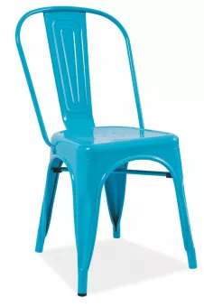 LOFT kovov stolika, modr