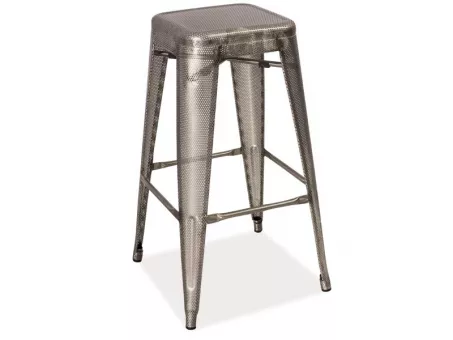 LONG kovov barov stolika, dierovan oce